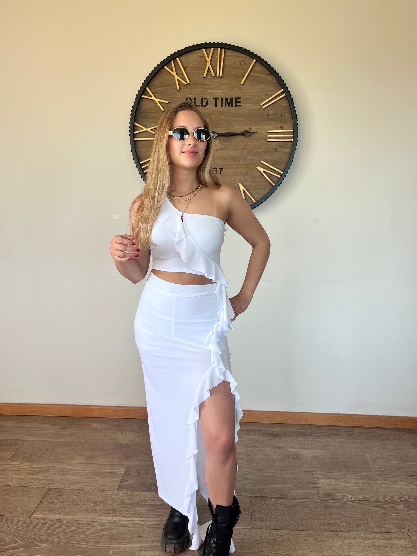 Top Sainz blanco
