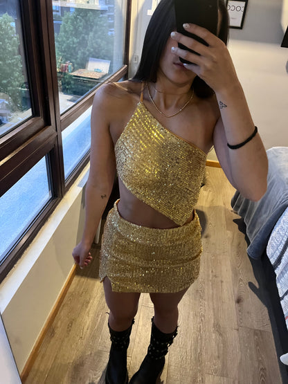 Top mia dorado