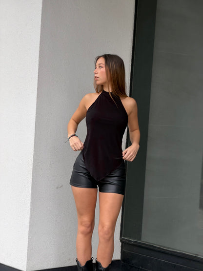Top Lua negro